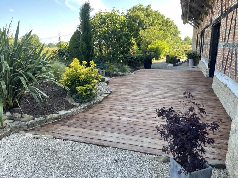 Terrasse en bois Pin traité autoclave CL4 Louhans 71